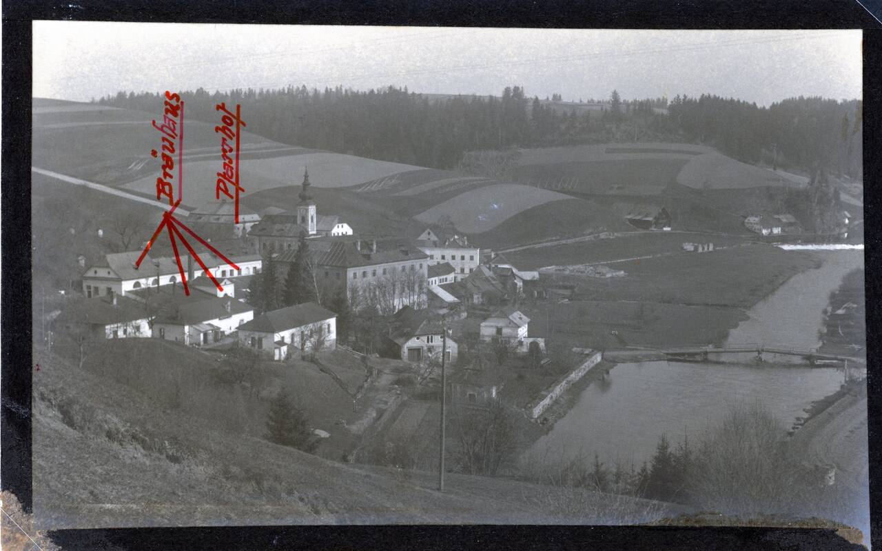 Partenstein Kraftwerk Partenstein, Langhalsen Ansichtskarte